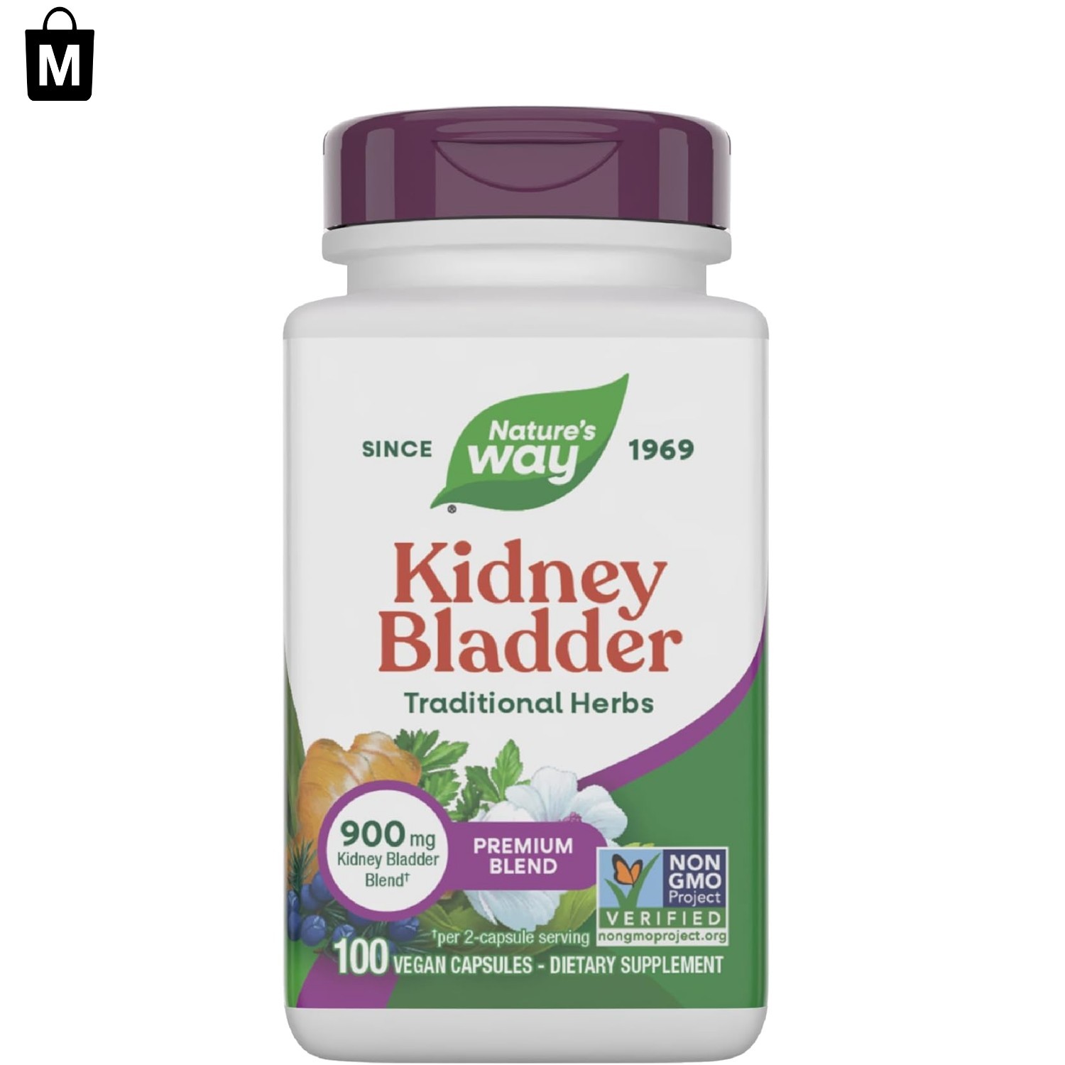 Kidney Bladder Blend Capsules – 900mg, 100 -Friendly Capsules
