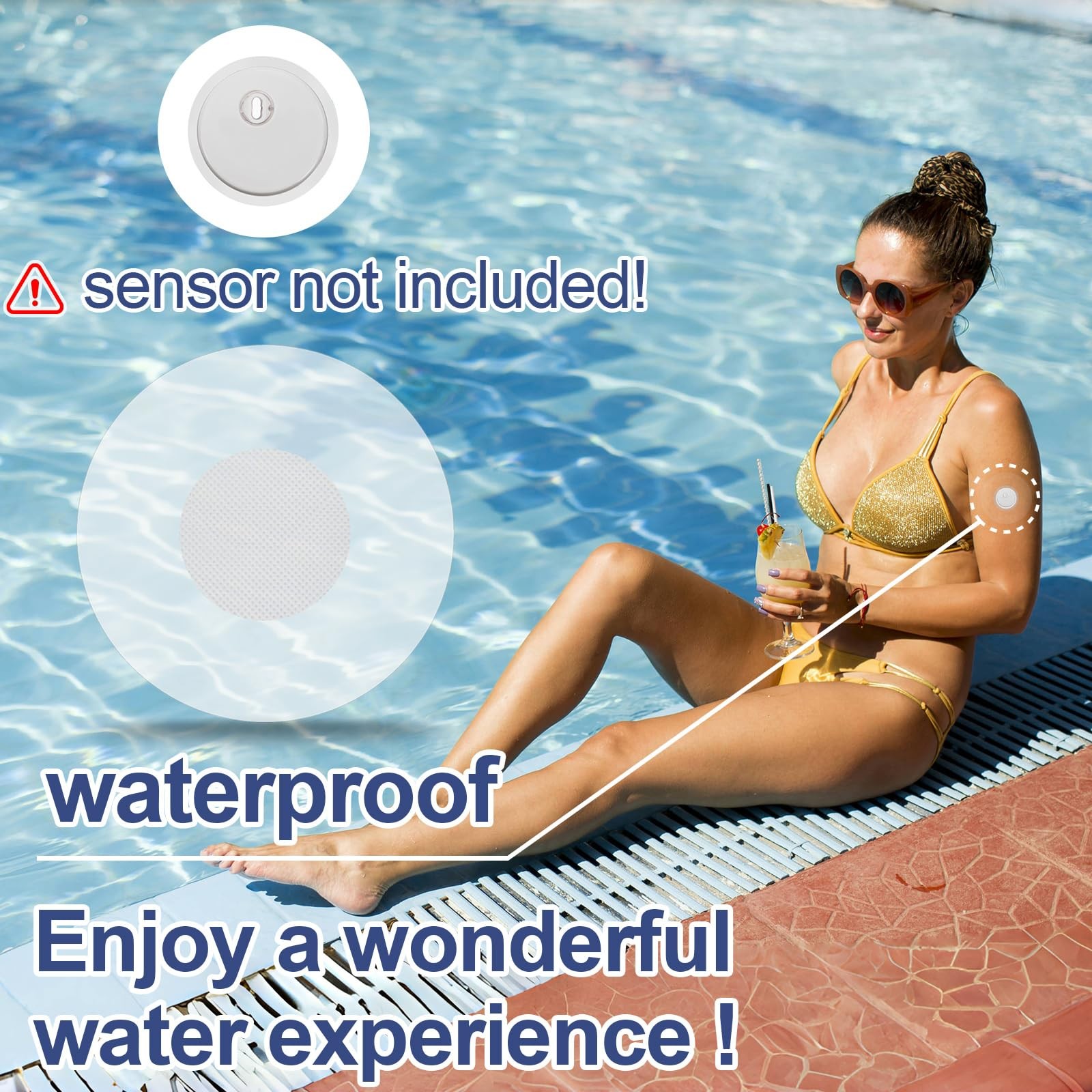 100Pcs Libre 3 Plus Sensor Covers Waterproof Freestyle Clear Adhesive Patches…