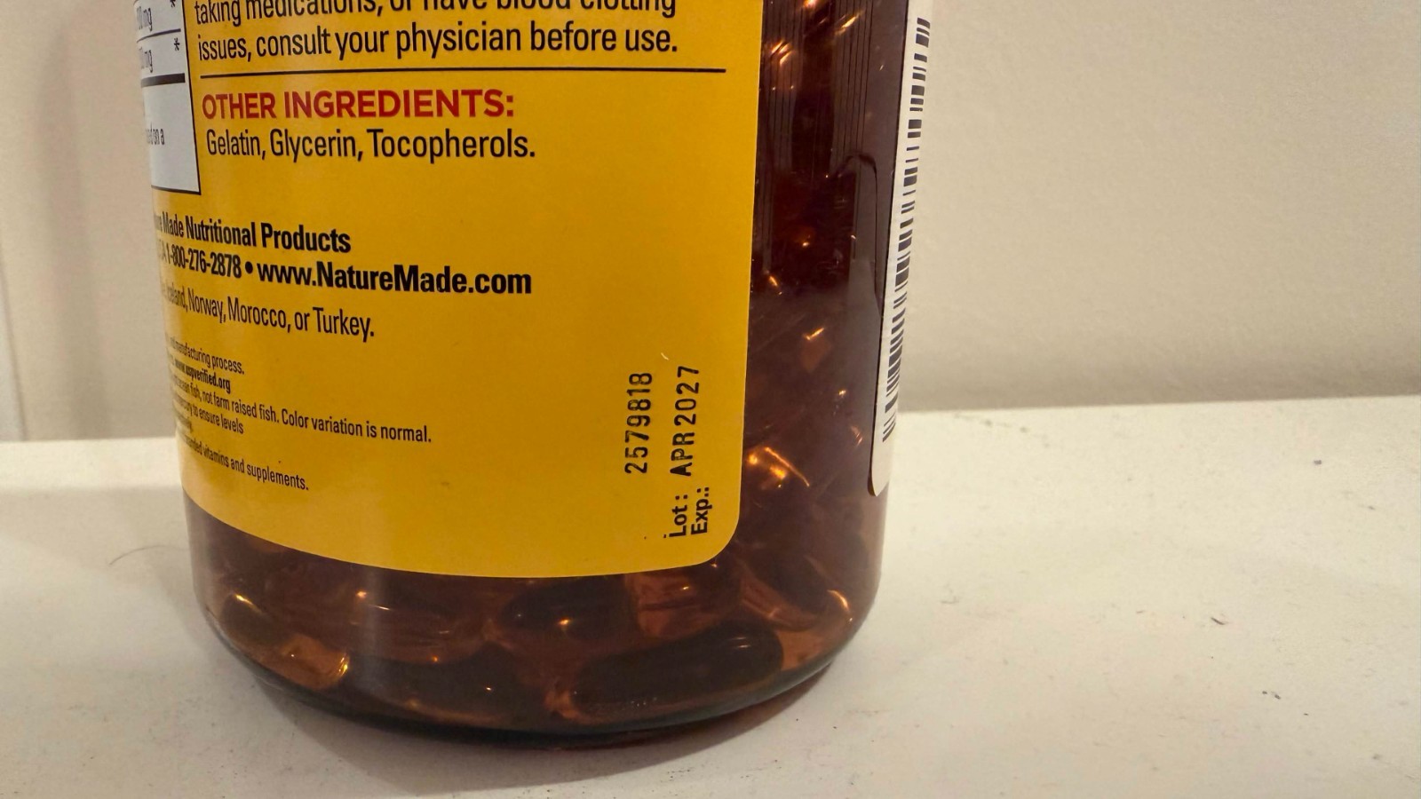 Nature Made Fish Oil 1000 mg Softgels, 320 Count Brand New & Sealed – Fast Ship