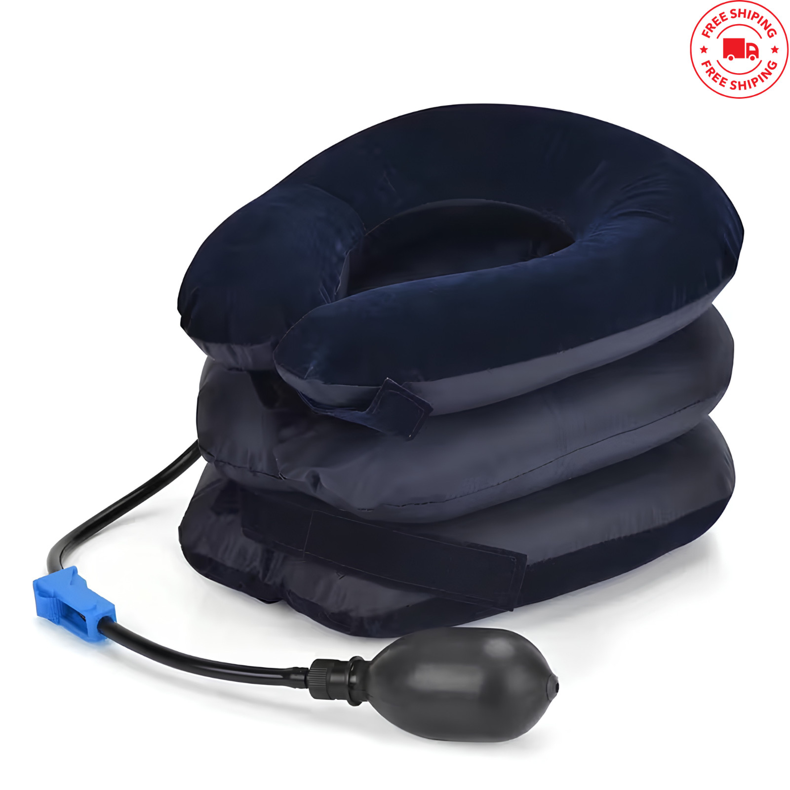 Cervical Neck Traction Device Collar Brace Support Pain Relief Stretcher Therapy