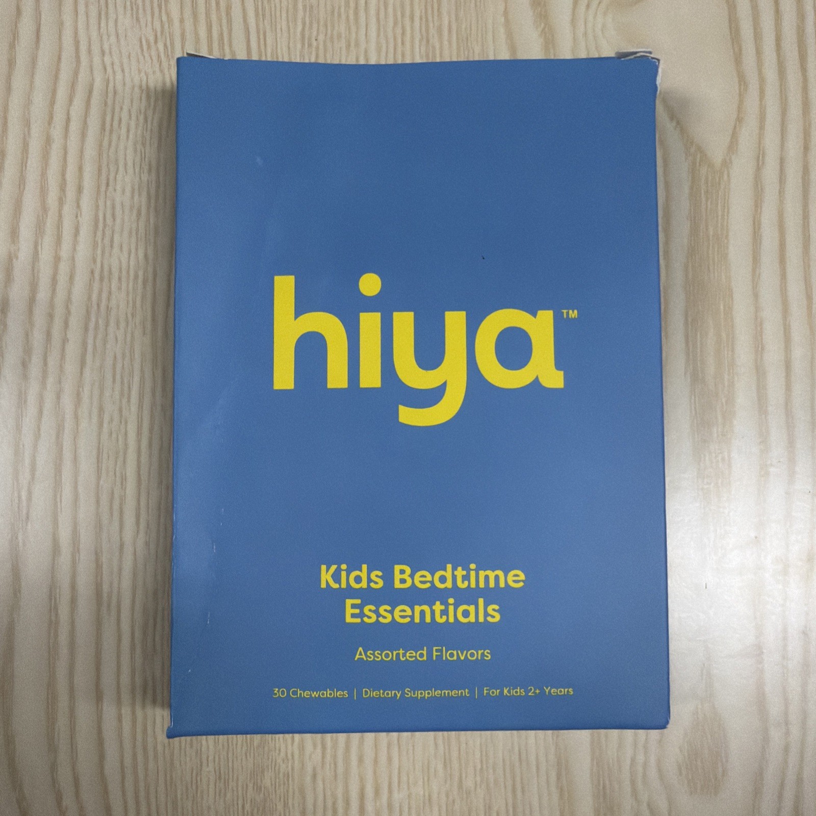 Hiya Health Kid’s Nightly Bedtime Essentials 30 Chewables – 90 Day Supply SEALED