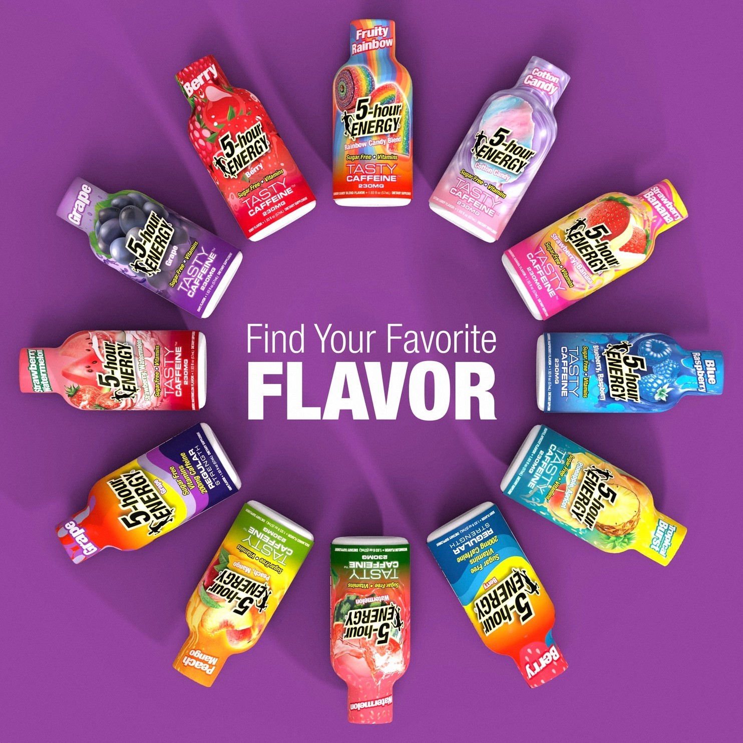 5-hour ENERGY Shot, Extra Strength, Grape, 15 Count – Single Size