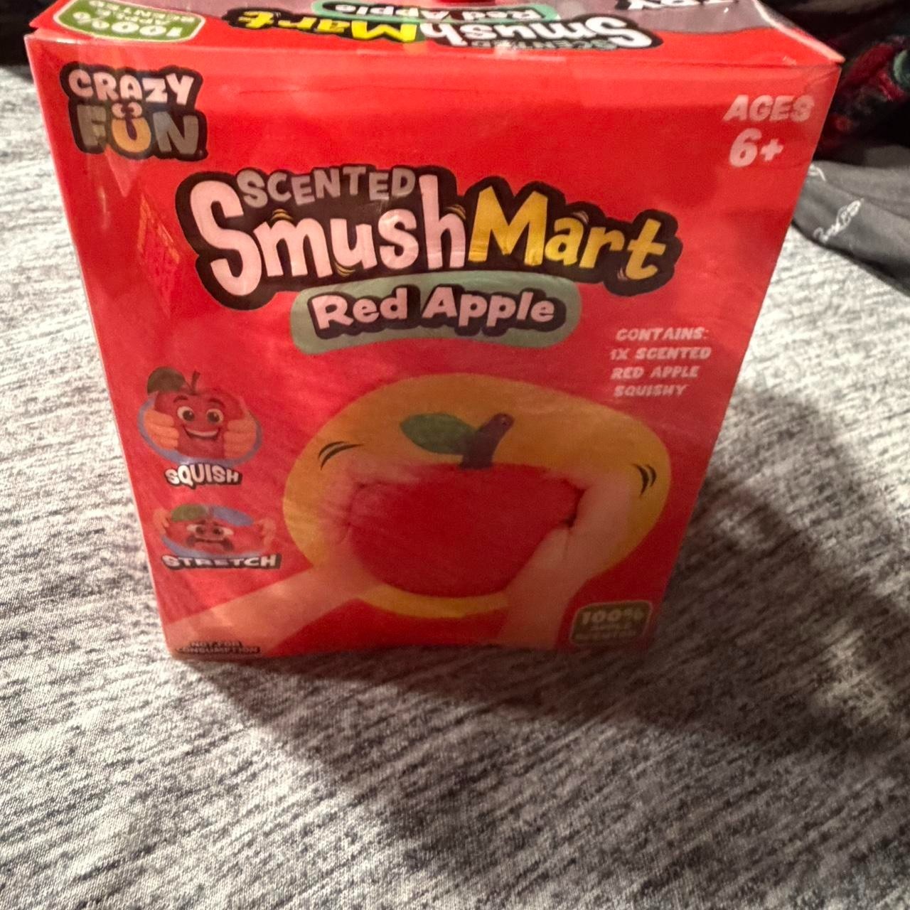 Smush Mart SCENTED RED APPLE Squishy Five Below JUMBO VIRAL 6” RMS Crazy Fun 🍎