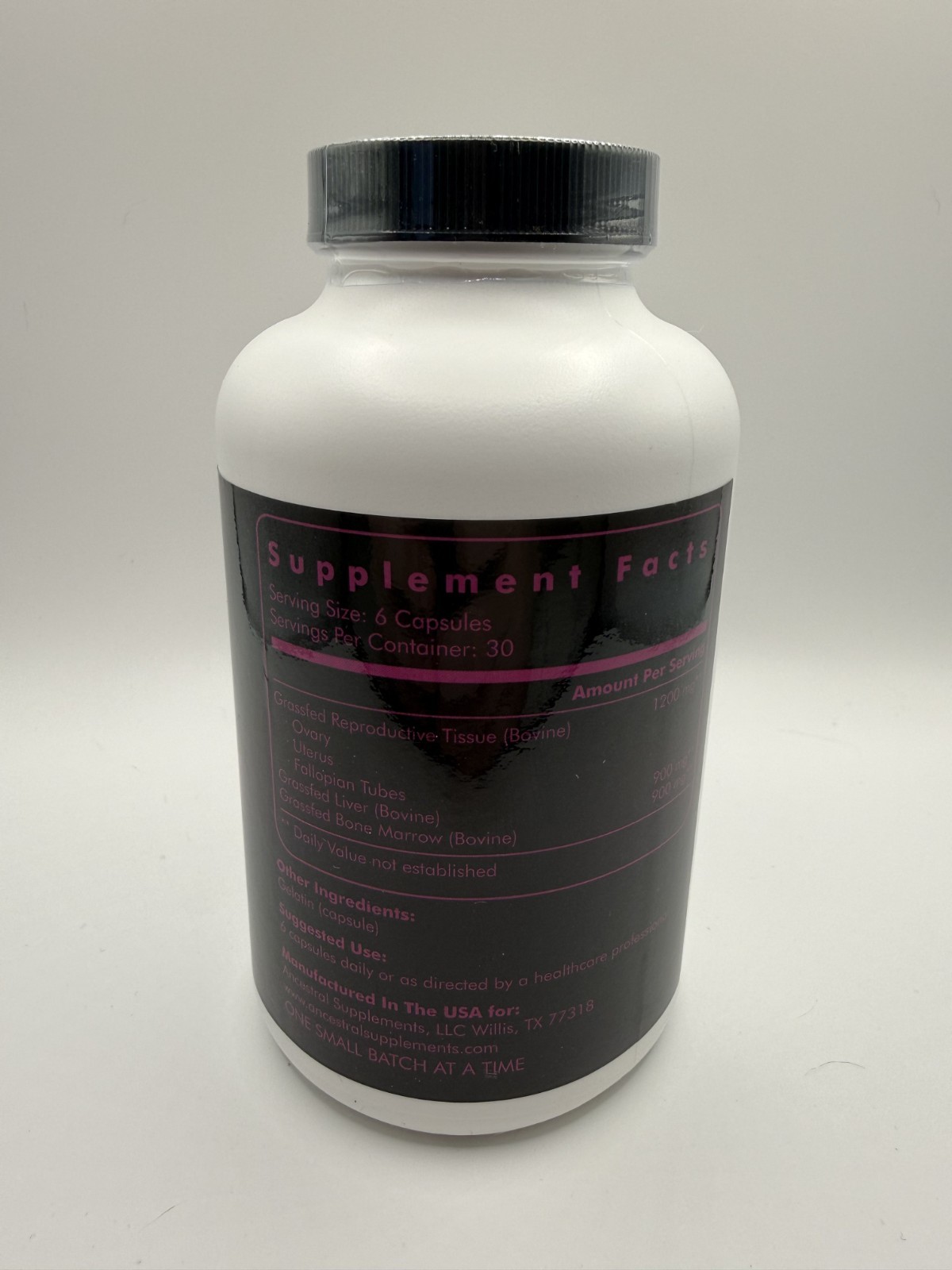 Ancestral Supplements Female Enhancement Fem Mixture 180 Capsules / 500 mg – New