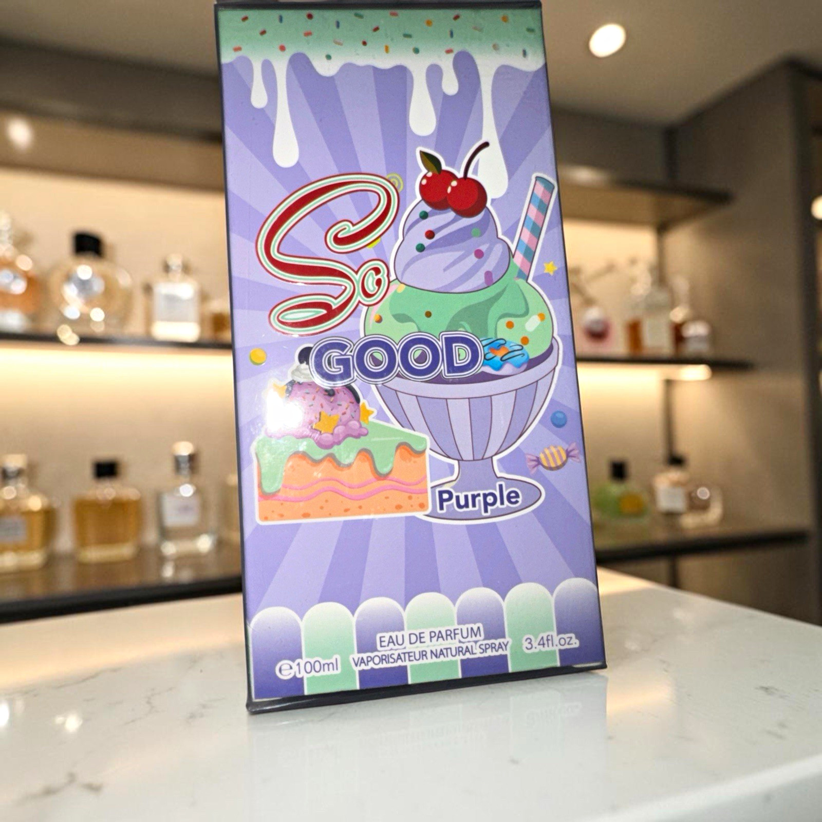 So…? So Good Purple Eau de Parfum EDP Spray, Regular Size 3.4 fl oz