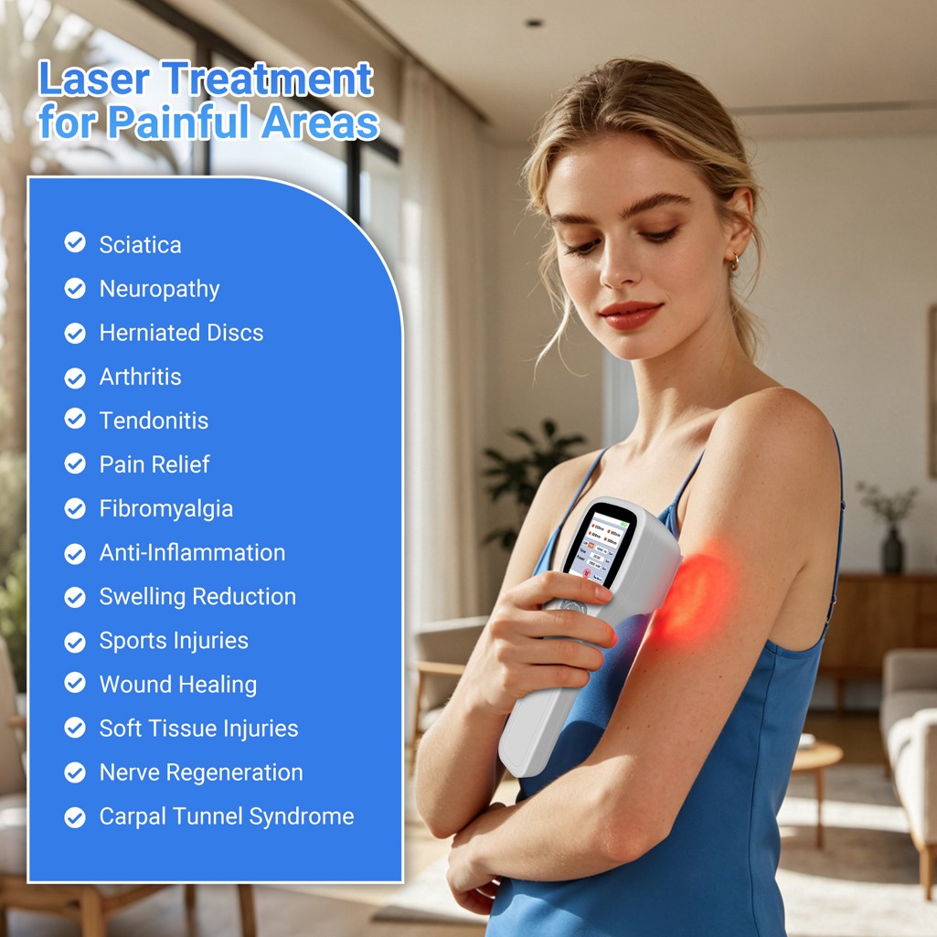 2500mW VeterinaryLaser Cold Laser Therapy Device for Dog Horse Joint Pain Relief