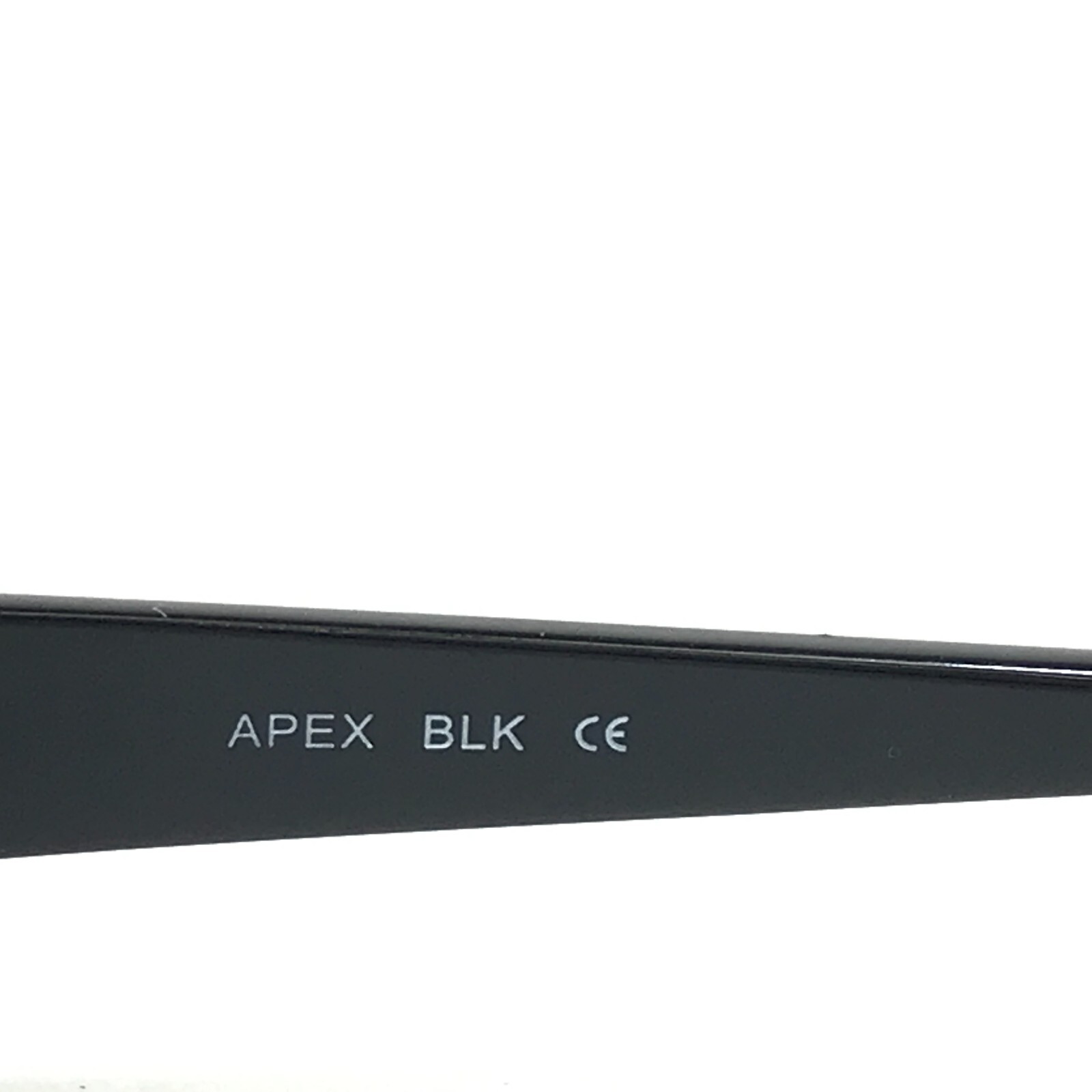 Sama Eyeglasses Frames APEX BLK Polished Black Rectangular Full Rim 53-18-138