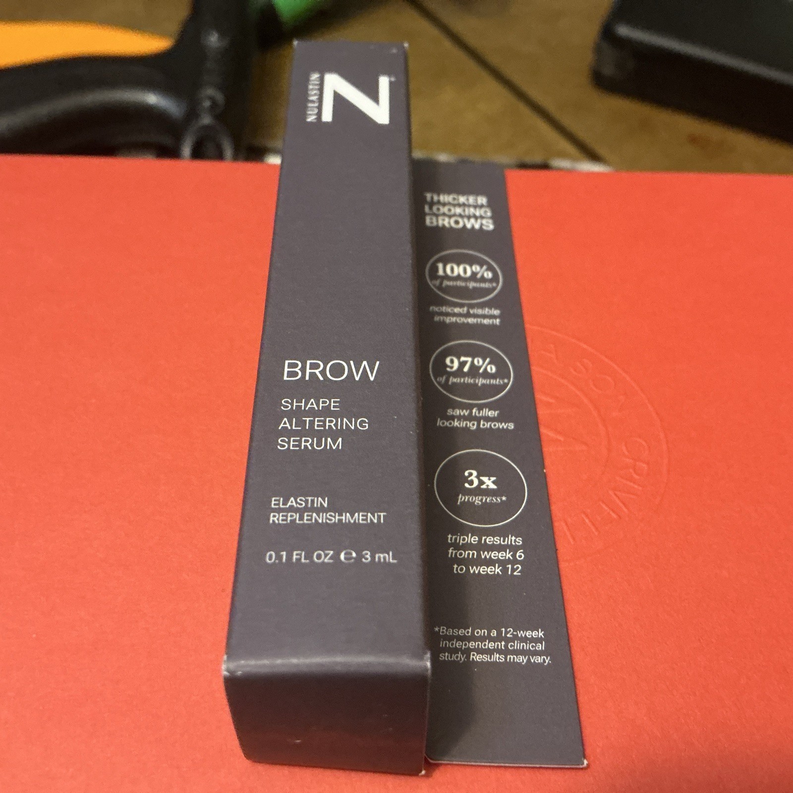 NEW Nulastin Brow Shape Altering Serum Full Size 0.1 fl.oz
