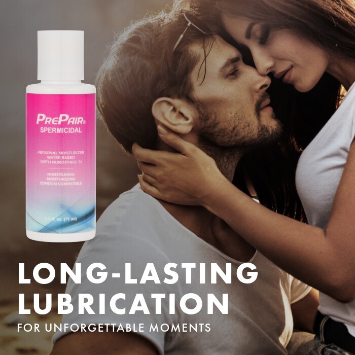ForPlay PrePair Spermicidal – Water Based Lubricant – 2.4 Fl Oz – Made in the US