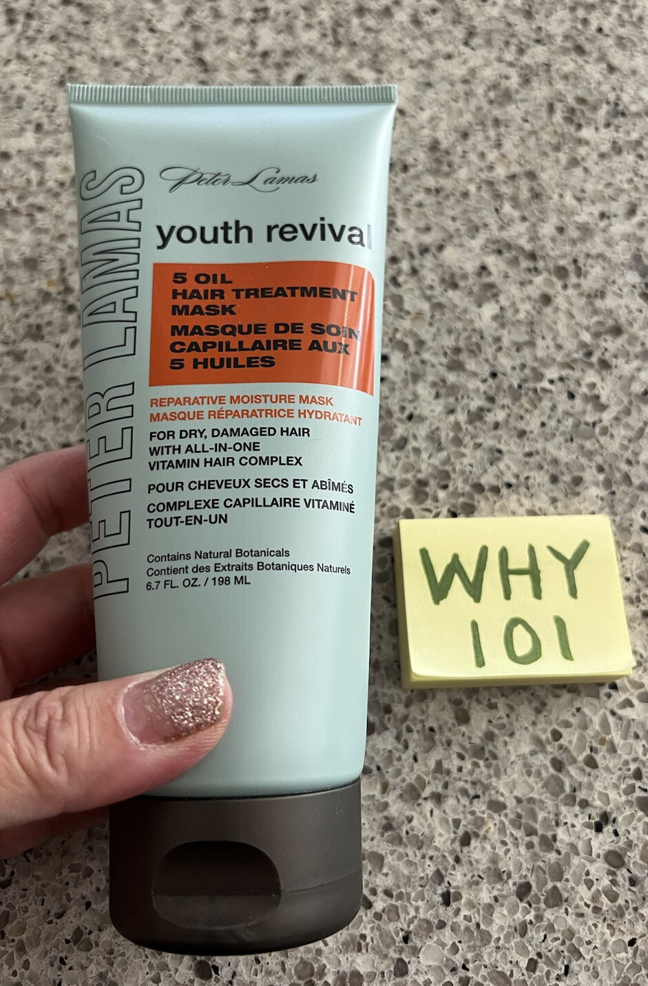 Peter Lamas Youth Revival 5 Oil Hair Treatment Mask 6.7oz/198mL FULL SZ SEAL $30