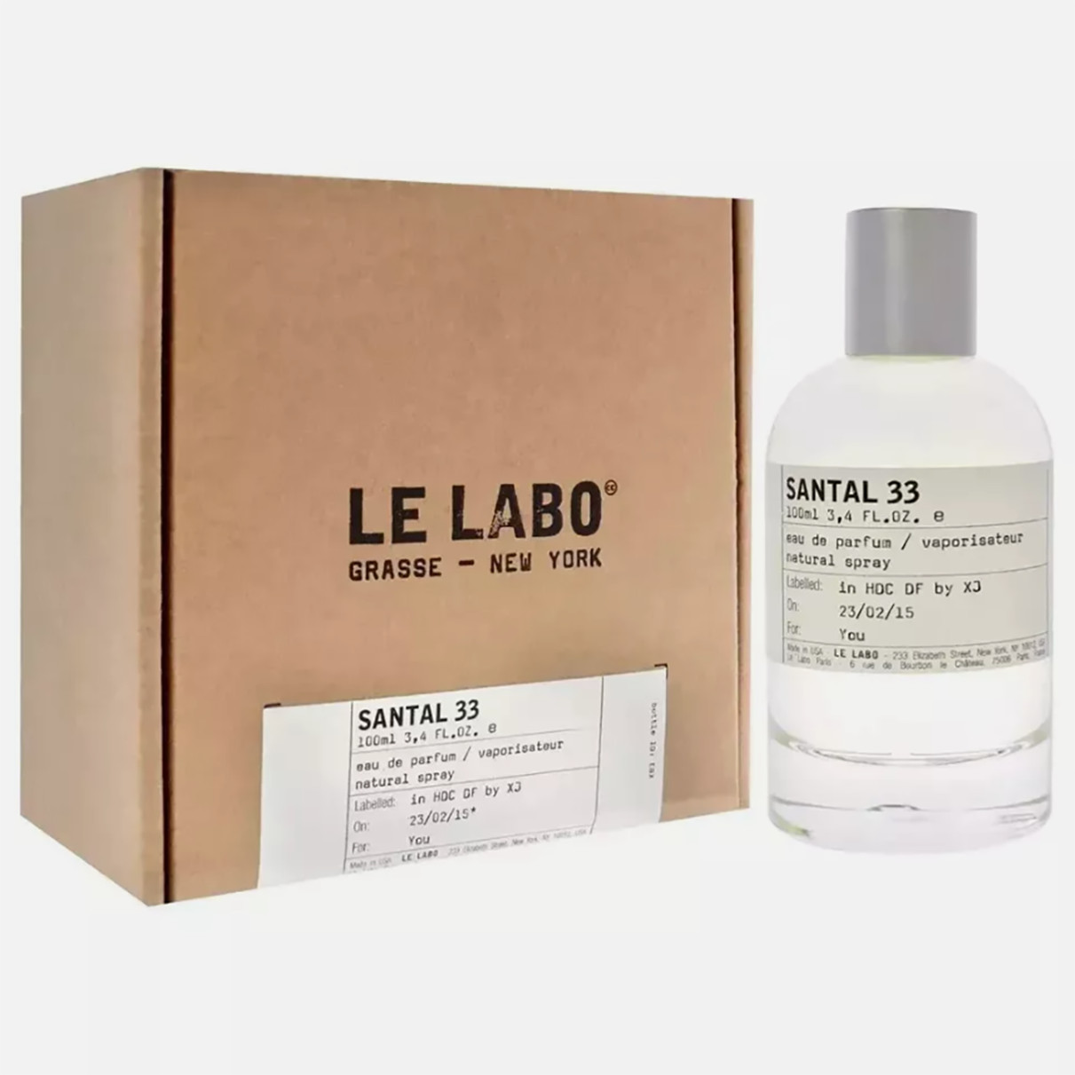 Le Labo Santal 33 3.4 Oz / 100 ML Unisex Eau de Parfum Spray New Sealed In Box