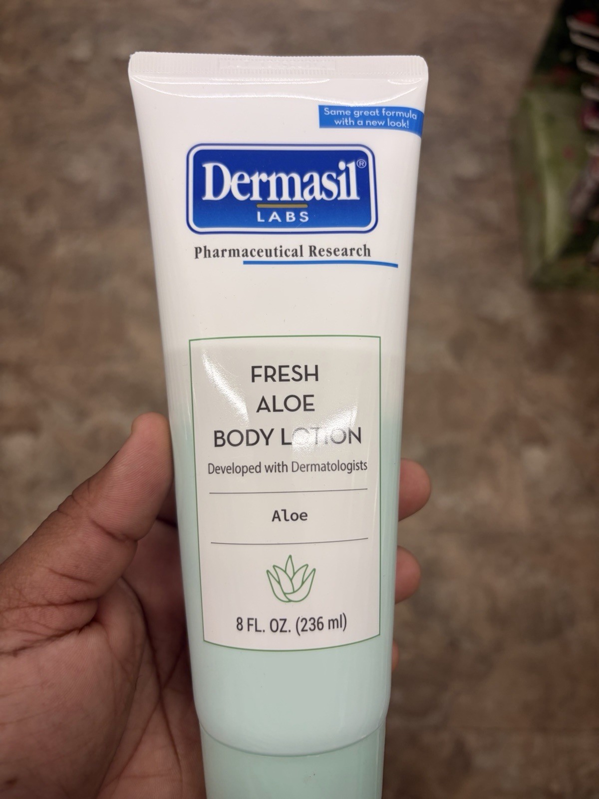 Dermasil Labs Fresh Aloe Vera Body Lotion Paraben-Free Dye-Free 8 fl oz