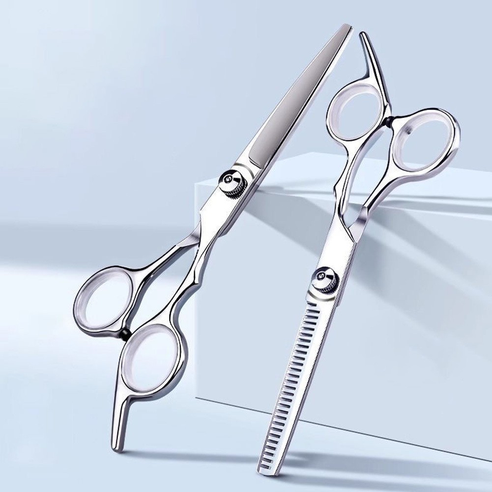 2PCS Pro Hair Cutting Scissors Set – Thinning Shears | Barber Salon & Home Use
