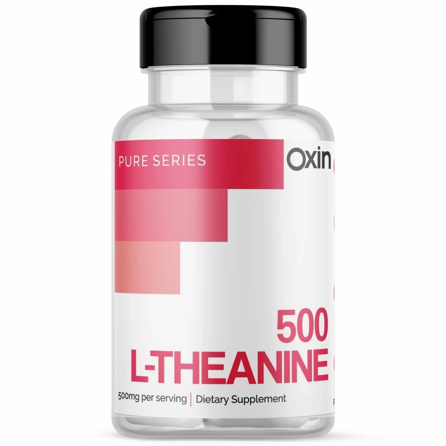 Oxin L Theanine 500mg Capsules Pure Series, 120 Capsules