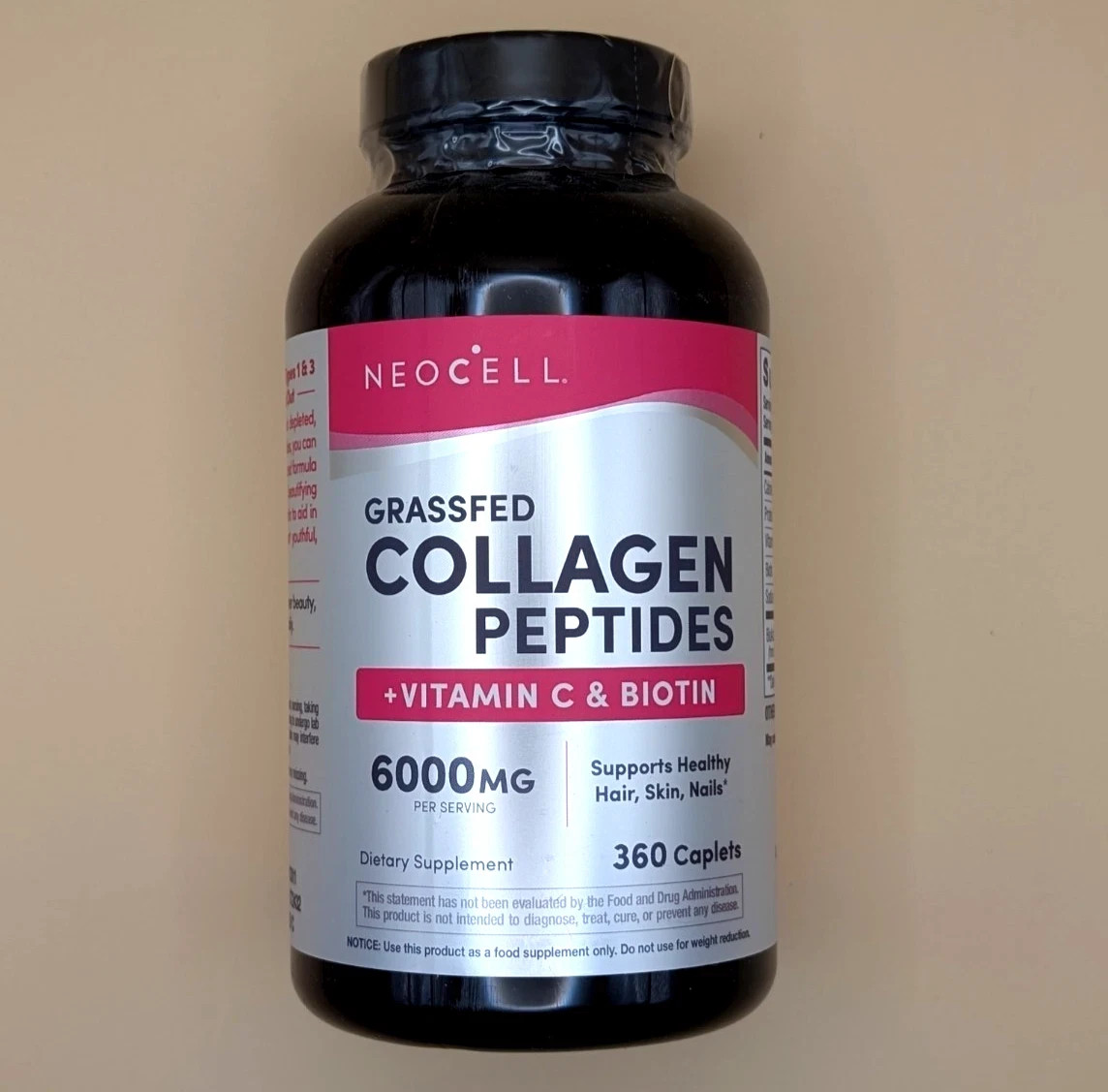 NeoCell Super Collagen + Vitamin C and Biotin Tablets ( 360 ct ) 08/2028