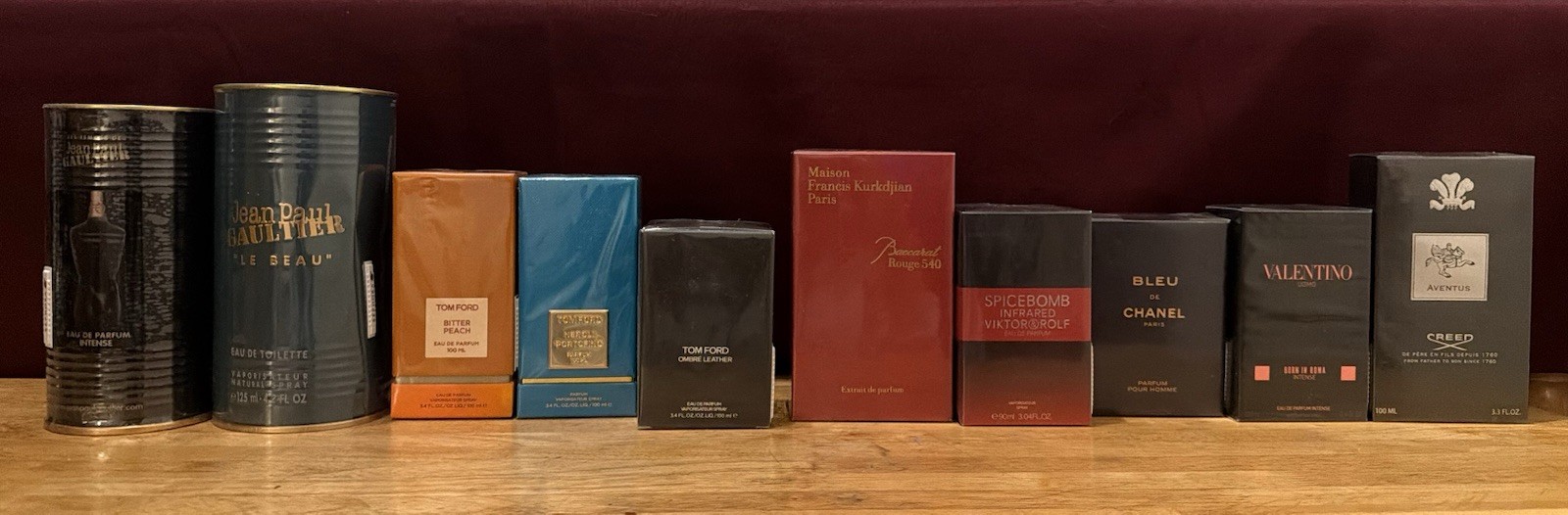 10 HIGH END COLOGNES (with receipts and sephora tags)
