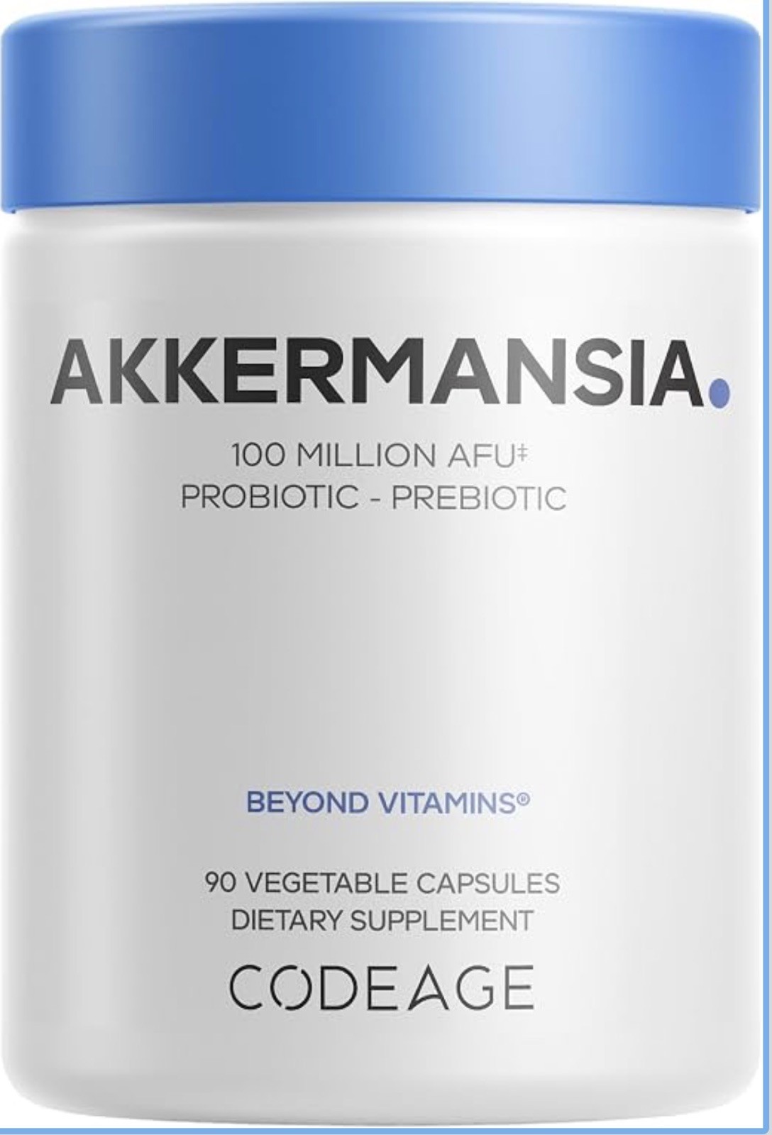 EXP:07/09/2028 Codeage, Akkermansia , 90 Vegetable Capsules