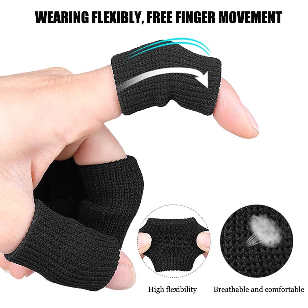 20 × Finger Splint Trigger Finger Brace Sleeves Pain Relief Sport Injury Support