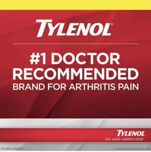 Tylenol 8 Hour Pain Reliever & Fever Reducer Acetaminophen Caplets 650 mg 100 Ct