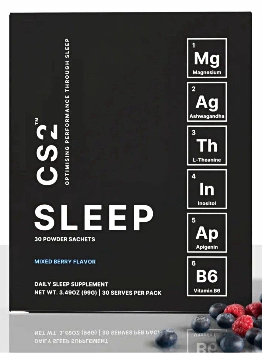 CS2 Sleep Drink – Lemon Lime | 30 Packs | Stimulates Natural Melatonin & GABA