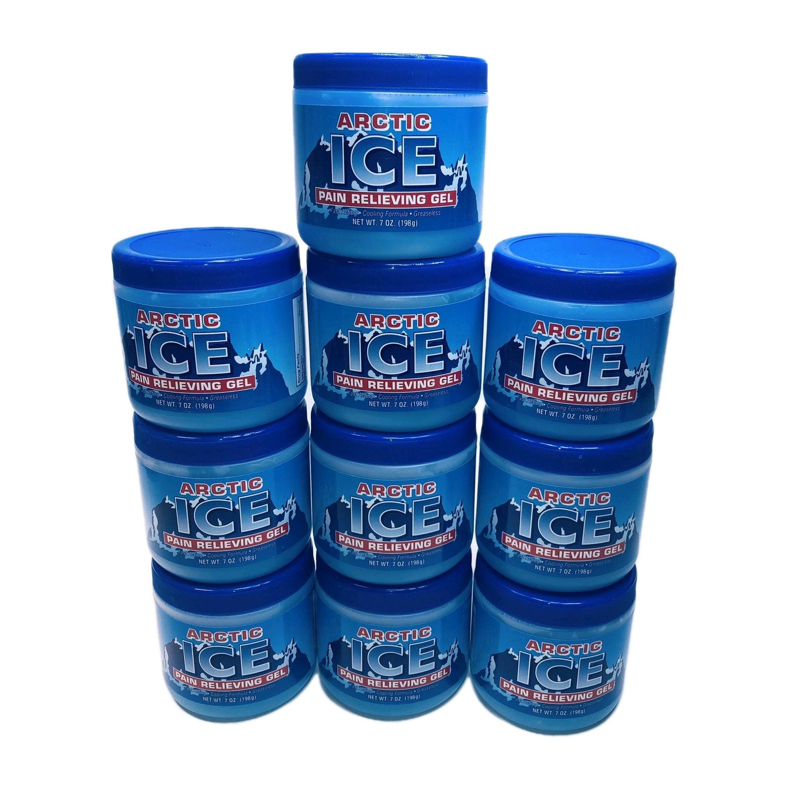 ARCTIC ICE Pain Relieving Gel Fast Acting Cooling Formula Greaseless 7oz