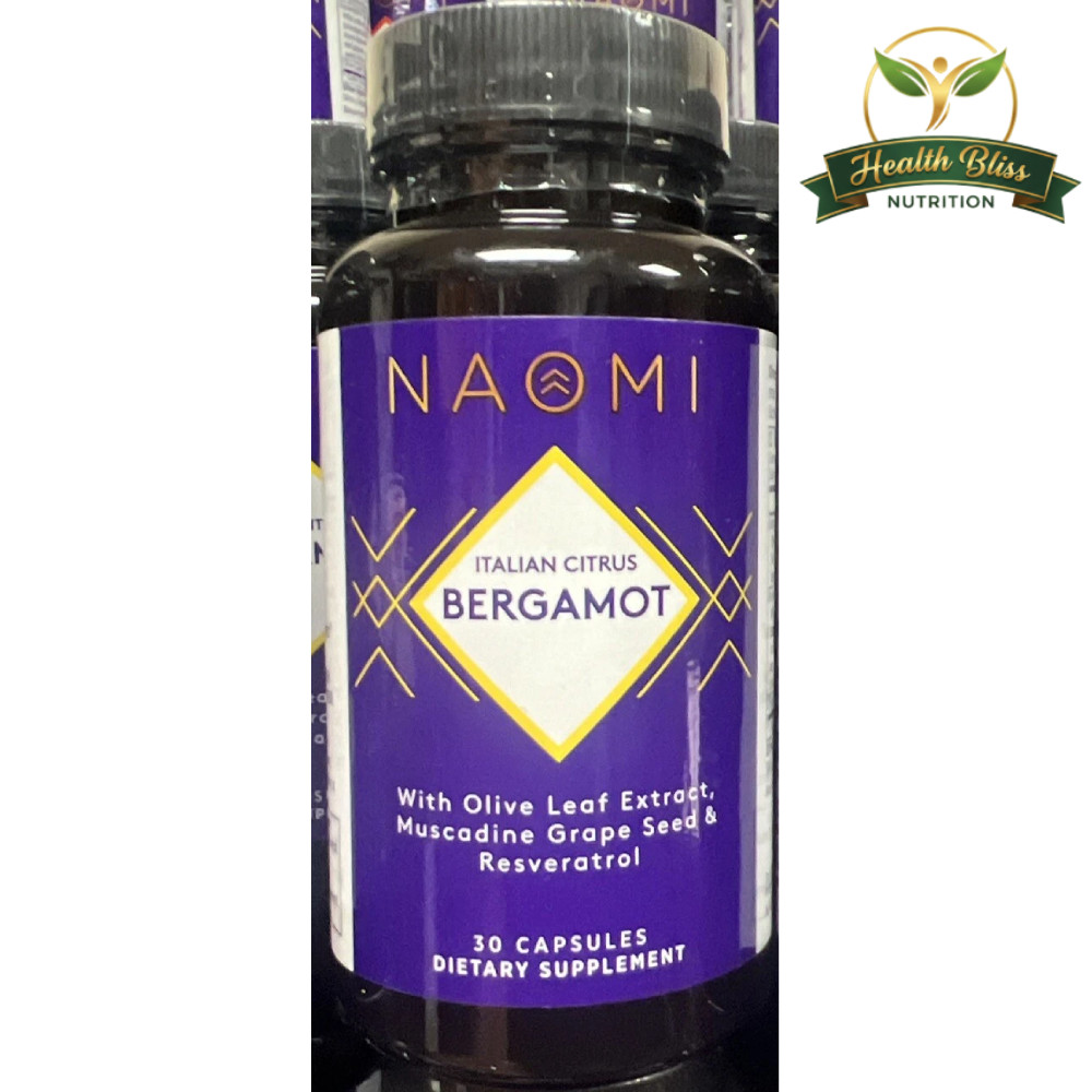 Naomi Italian Citrus Bergamot Supplement | 30 Capsules | Daily Wellness Support