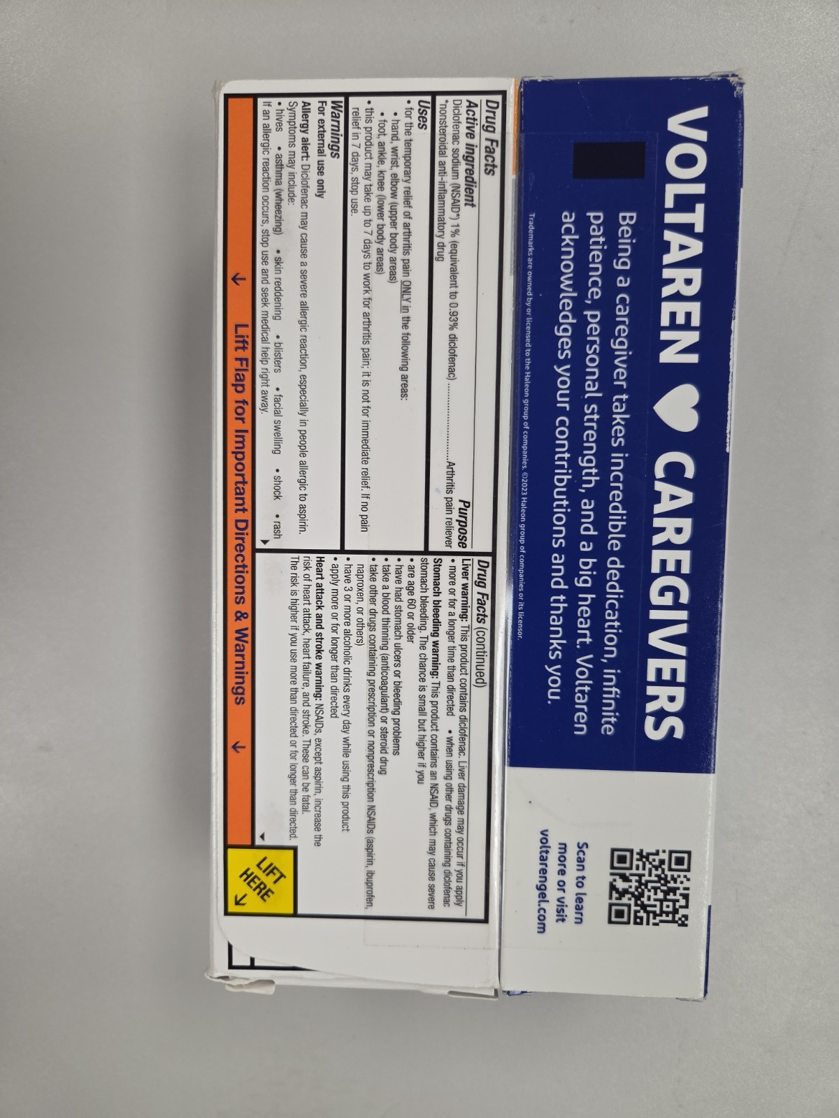 2 Pack Voltaren Arthritis Pain Reliever Twin Pack – 7.06oz Each Box 10/26