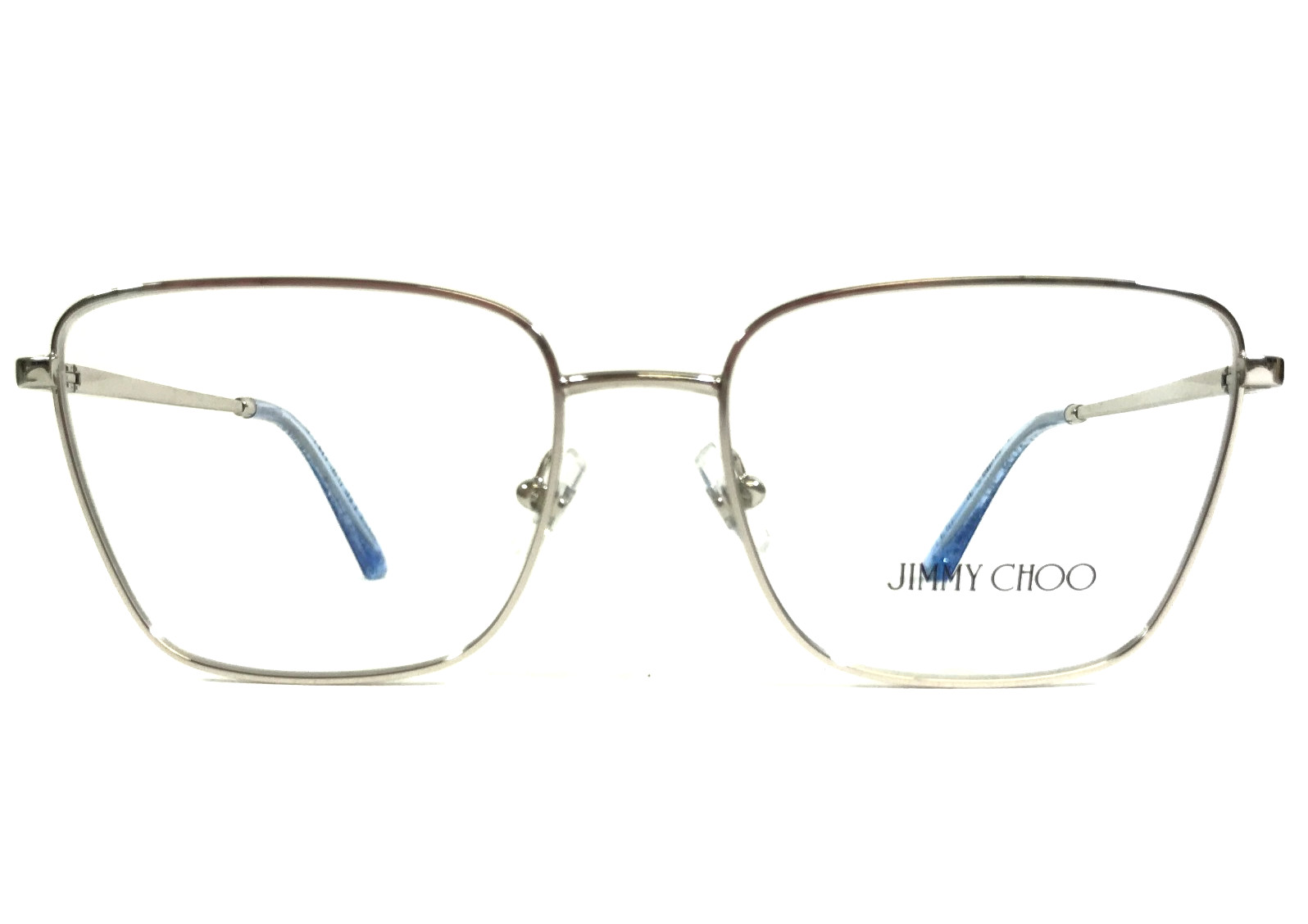 Jimmy Choo Eyeglasses Frames JC2003 3014 Silver Butterfly Wire Rim 53-17-140