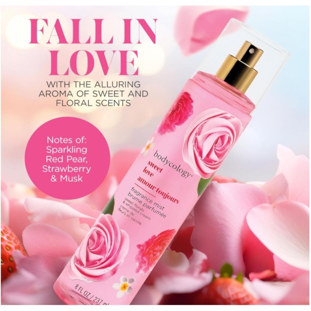 Bodycology Long-Lasting Fragrance Body Mist, 8 fl oz