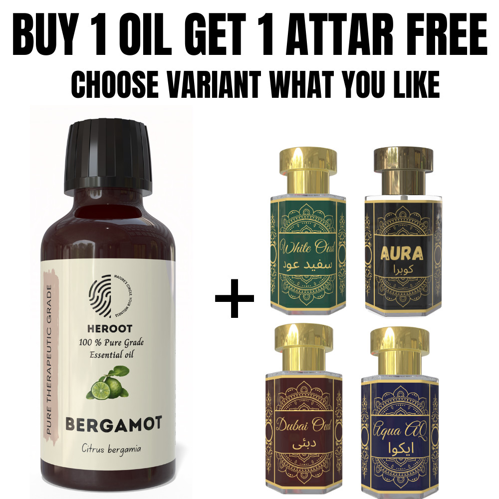 Bergamot Essential Oil 10ml Aromatherapy Diffuser Home Fragrance DIY+Free Attar