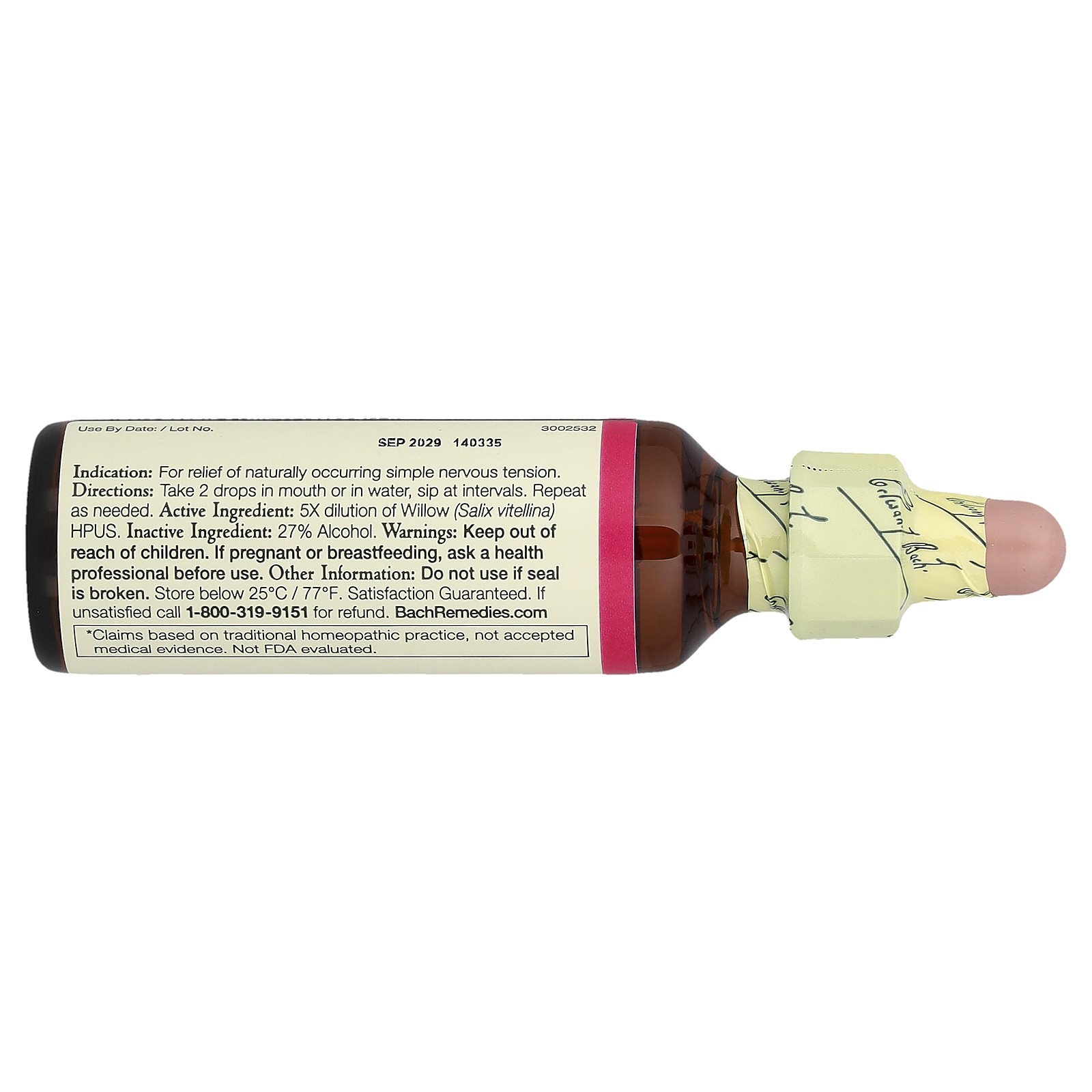 Original Flower Remedies, Willow, 0.7 fl oz (20 ml)