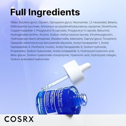 COSRX The Blue Copper 1.69 Fl Oz (Pack of 1), Peptide+5 Multi Peptides