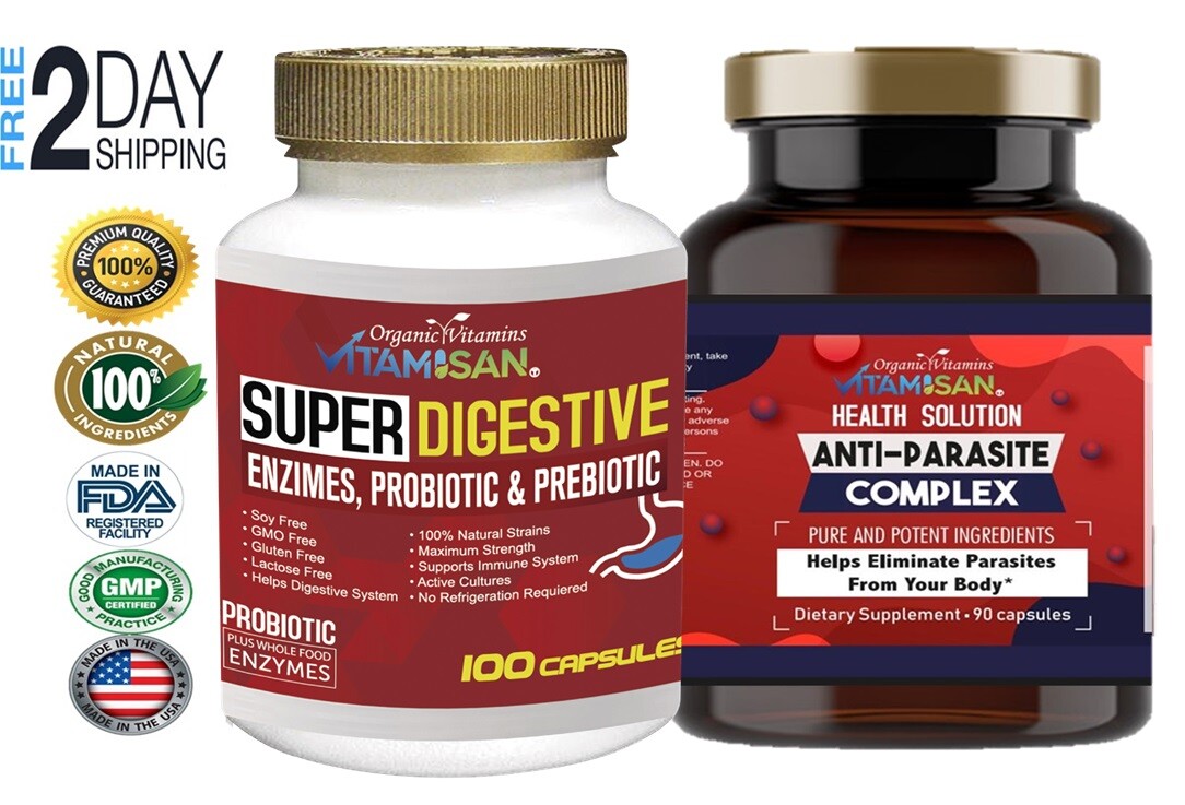 Probiotic capsules intestinal floral digestive support Candida