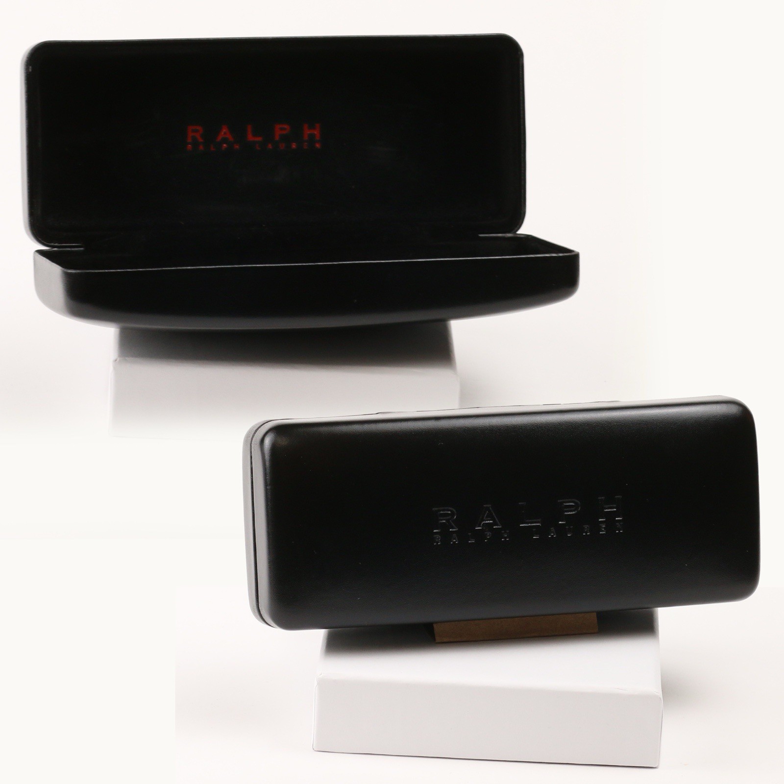 Ralph Lauren Clamshell hard Eyeglasses Case, Black.