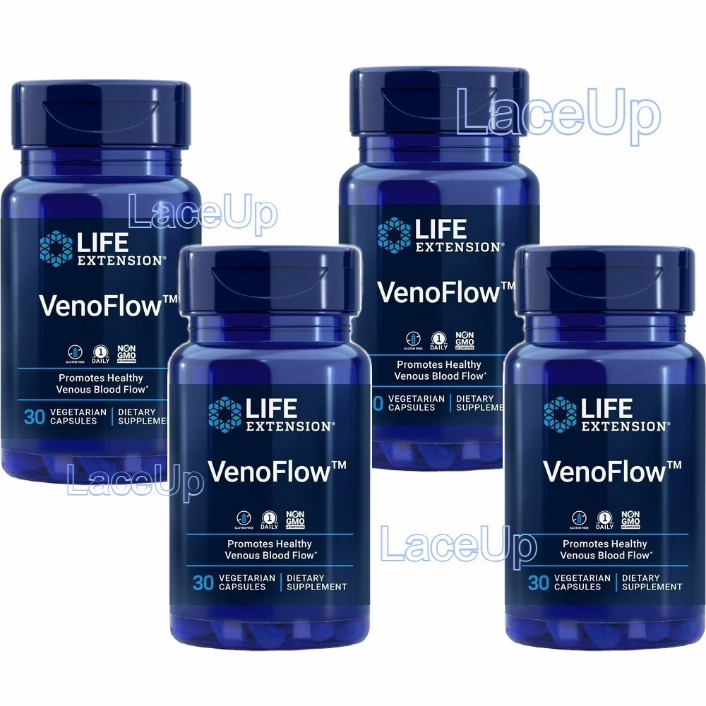 4x – VenoFlow Life Extension – 30 each – 120 capsules ** EXPIRE 2027