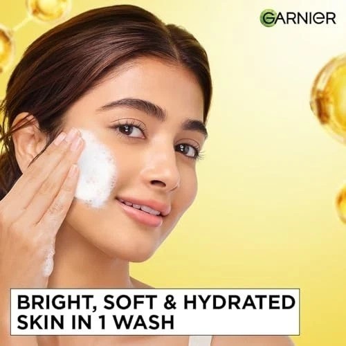 Garnier Vitamin C Face Wash 100g Brightening Cleanser All Skin Free Ship