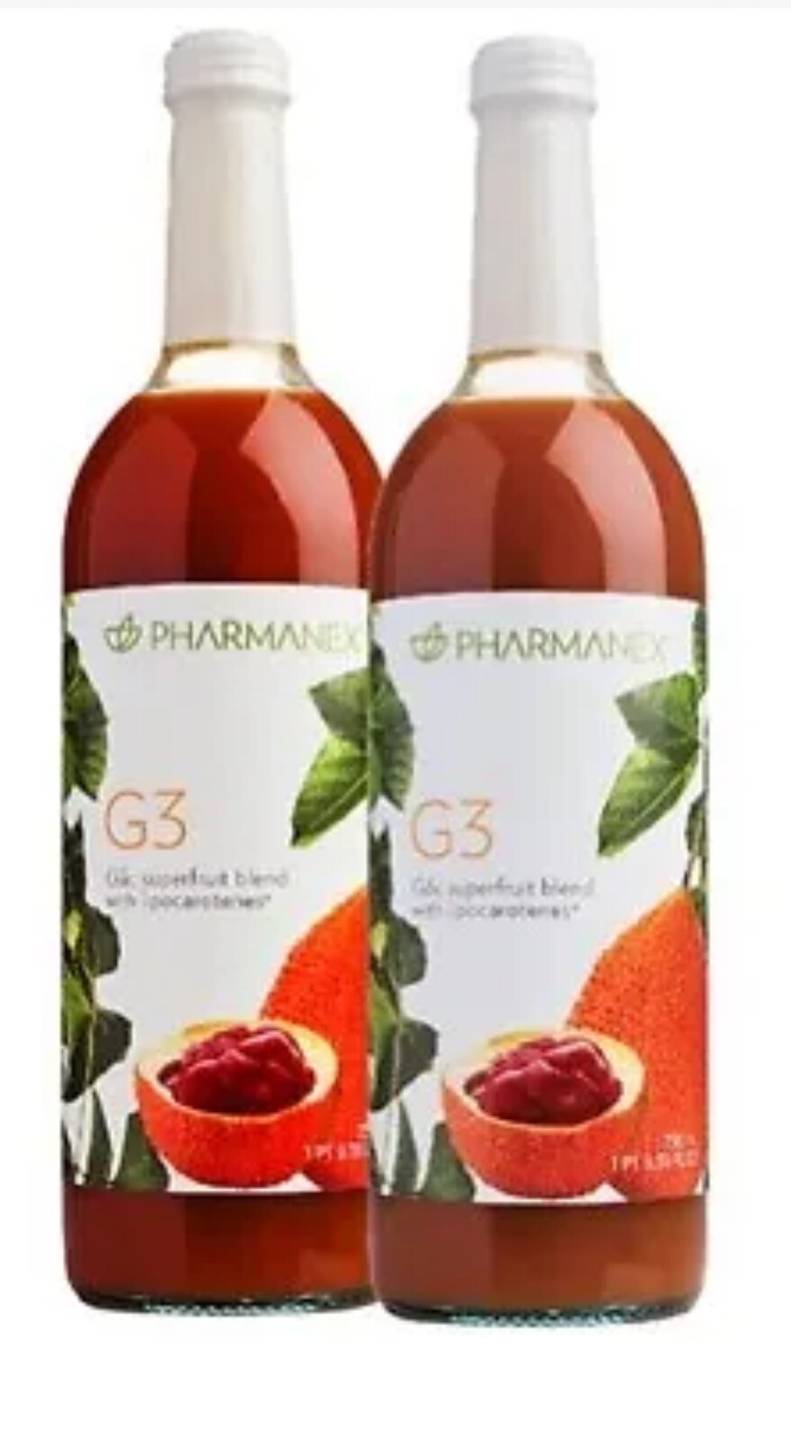 04/26 Nu Skin Nuskin Pharmanex G3 Juice 2 Bottles. Boxed/Sealed Exp. 04/2026