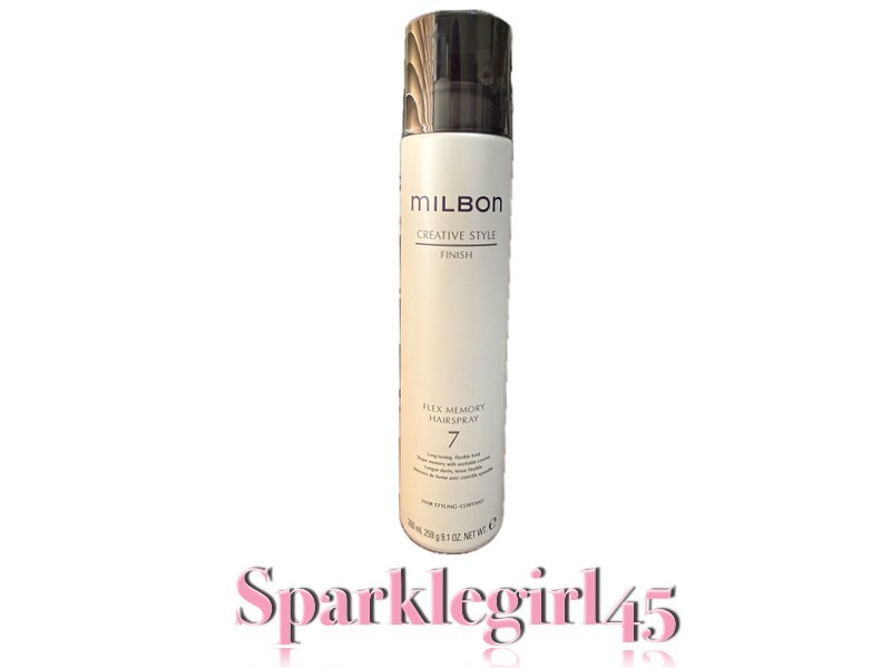 Milbon Creative Style Finish Flex Memory Hairspray #7. 9.1oz NEW! SEALED! FRESH!