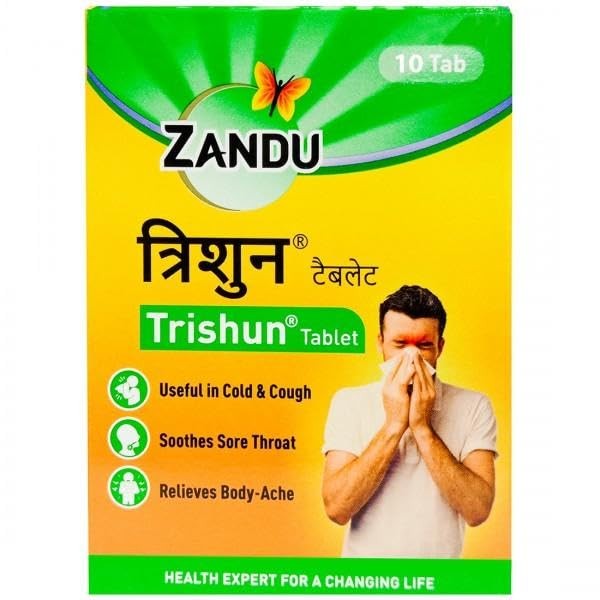 Zandu Trishun Tablets 60 Count Pack 30×2 Herbal Wellness Supplement