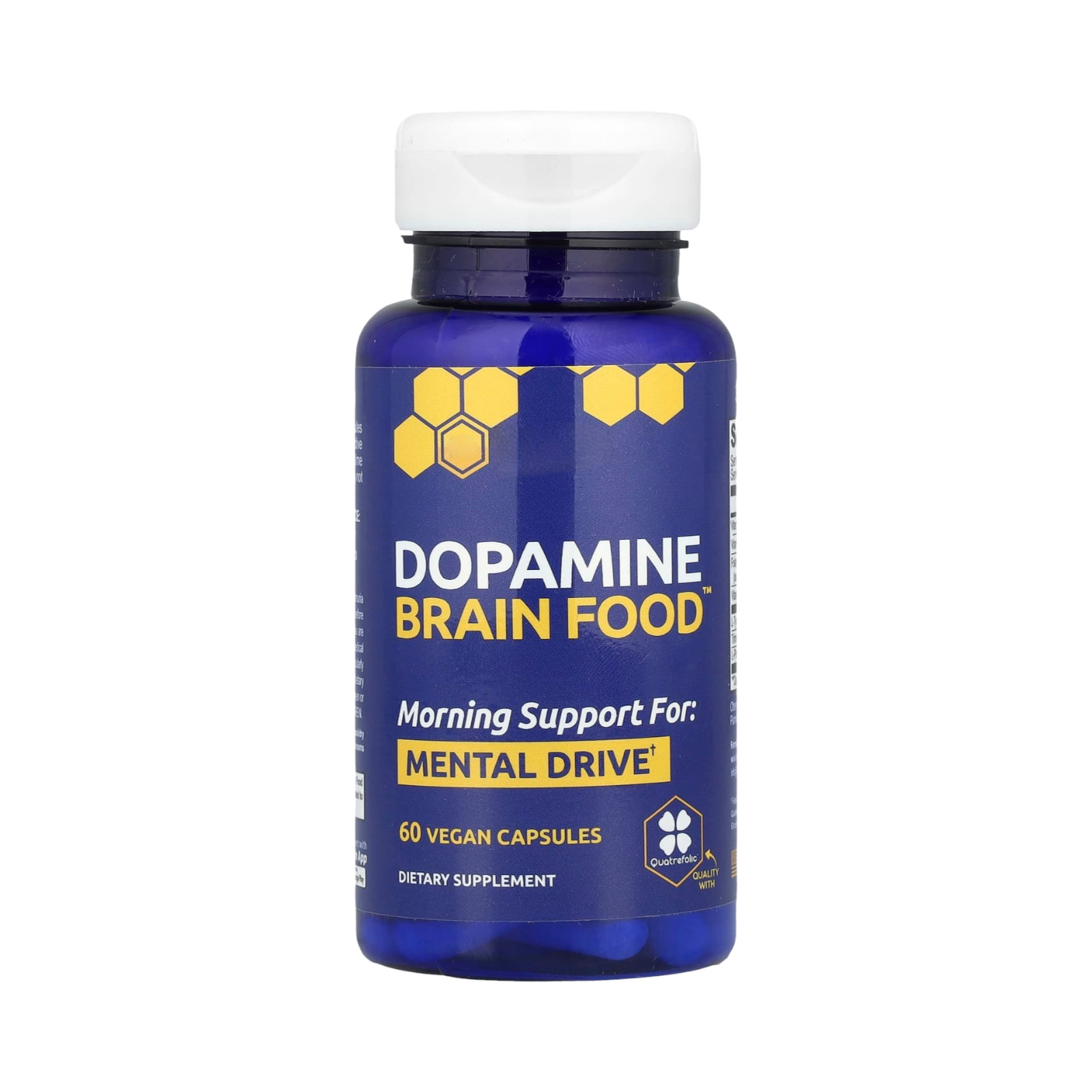 Dopamine Brain Food – – 60 Mental Drive Support Capsules Daily Caplets