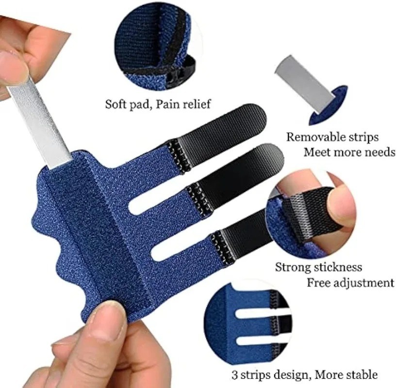 Trigger Finger Brace Splint Straightener Support Protector Corrector Adjustable