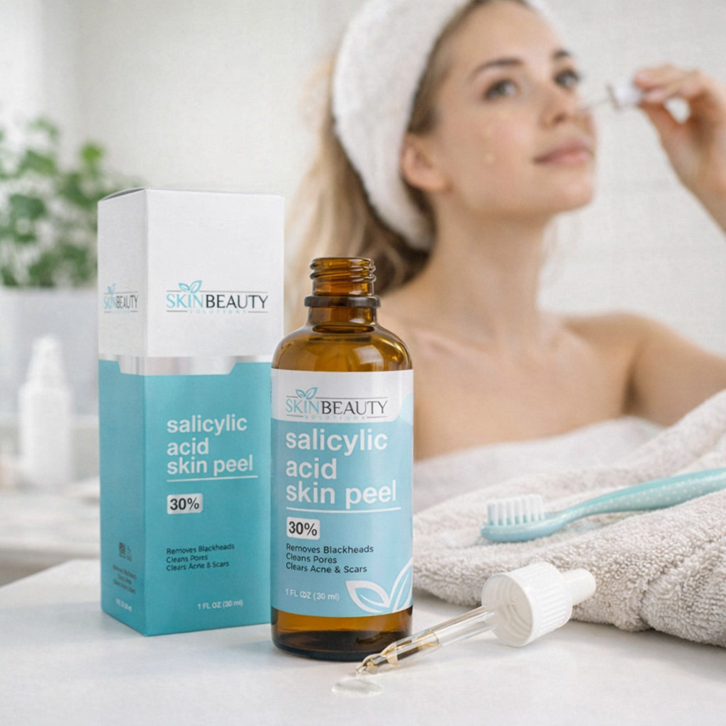 Salicylic Acid Skin Peel 10% 20% 30% Exfoliating Face Care Solution