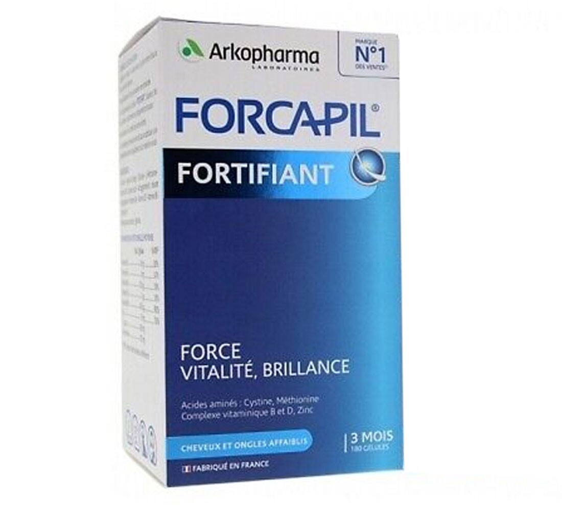 Arkopharma Forcapil Hair And Nails stimulating Vitamin Complex 180 Capsules