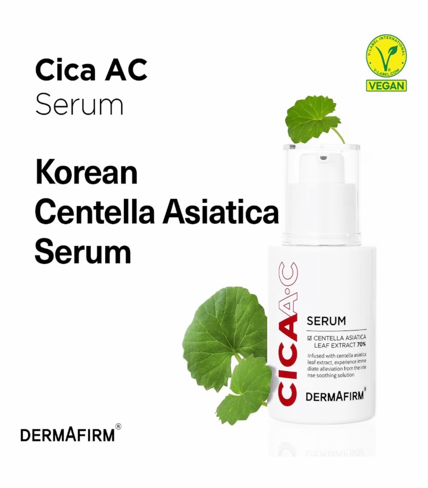 Dermafirm Cica A.C Stater Kit Lot of 4 Acne Skin Care Toner Serum Spot Cream