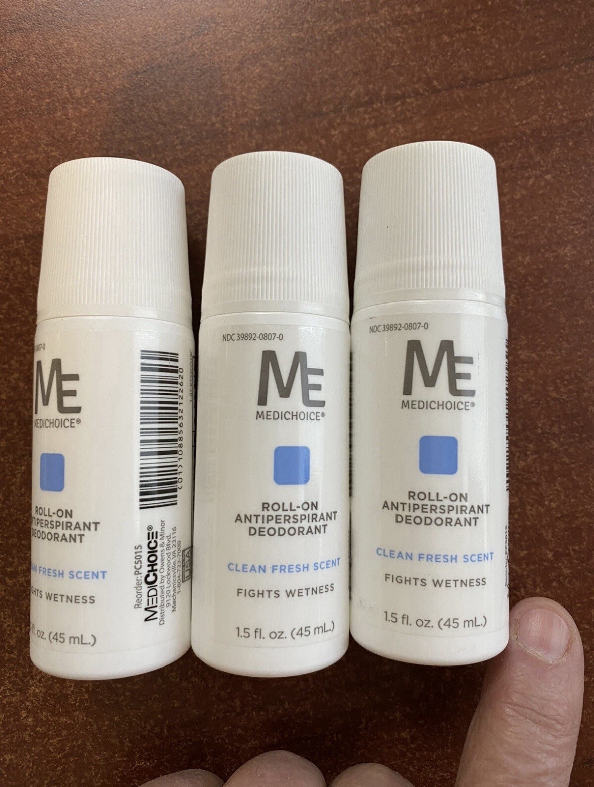 **Bundle of THREE** ME MediChoice Roll-on Antiperspirant Deodorant