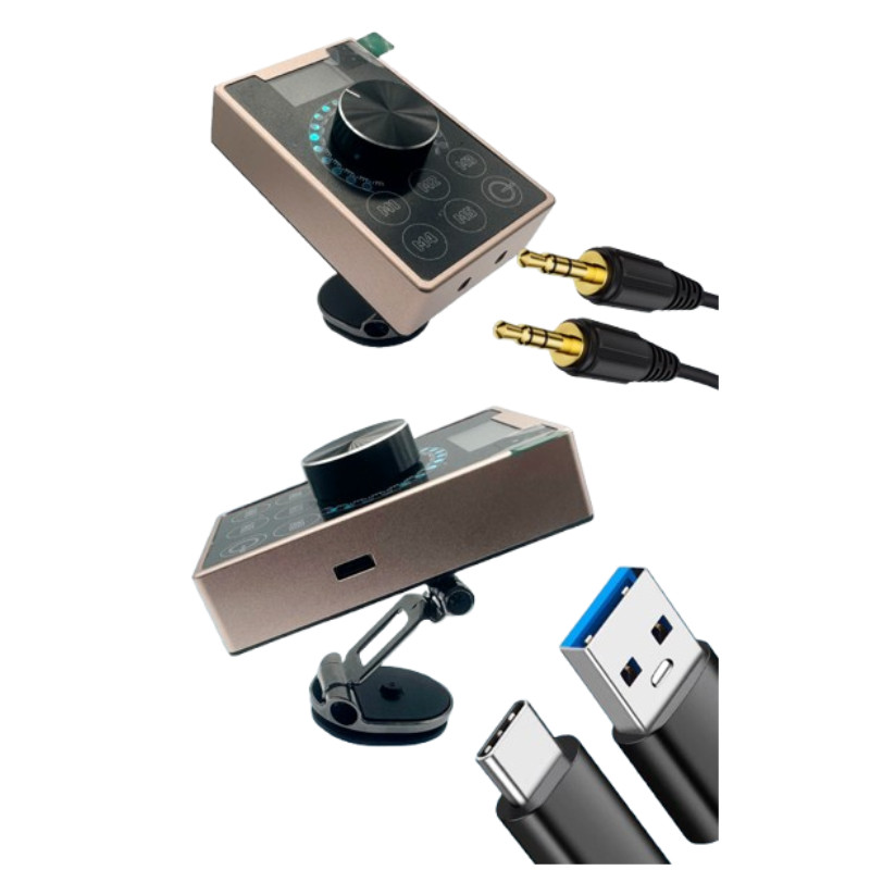 3000MAH Black 0.1V Adjustment Wireless Power Supply for Tattoo Semi Pmu Machine