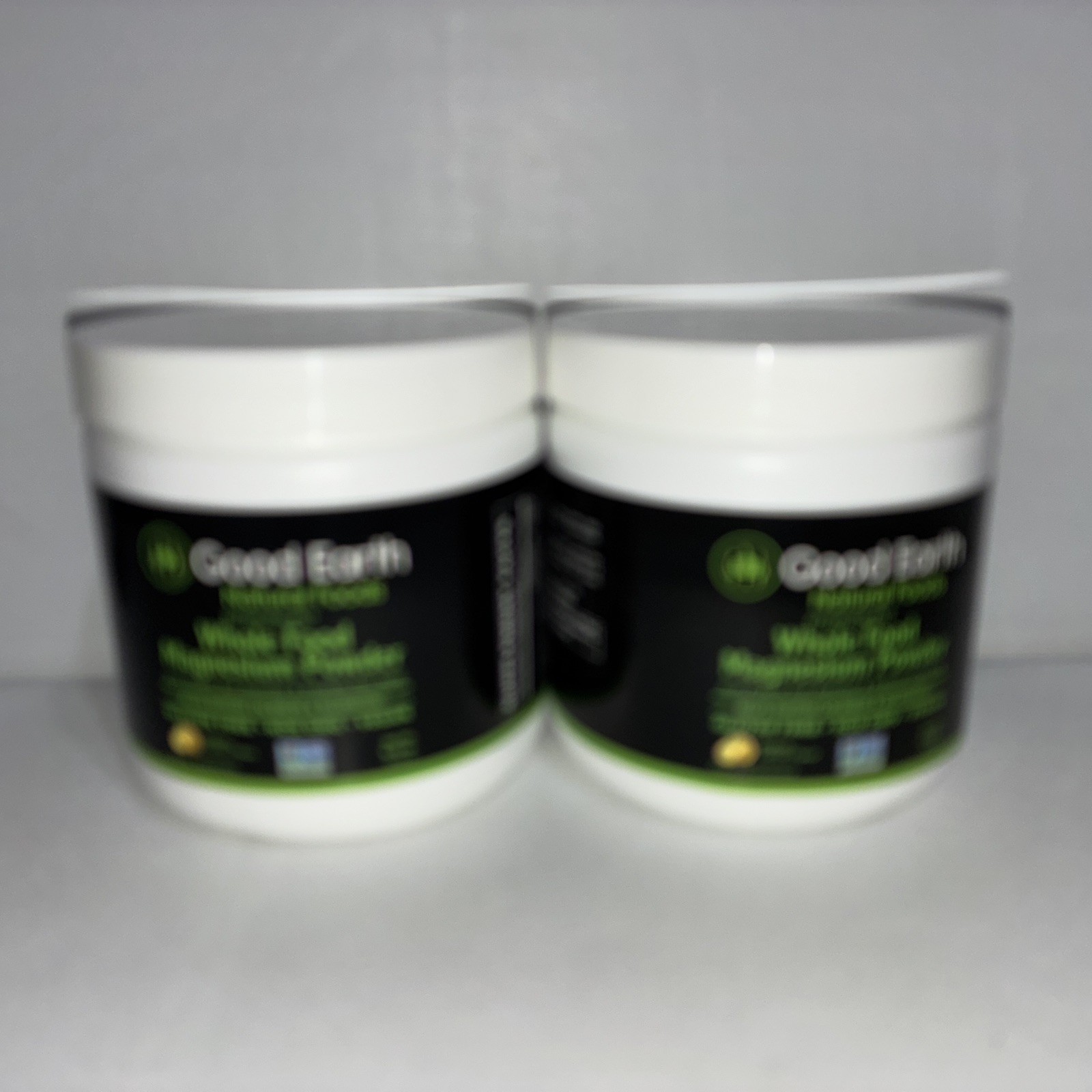 Lot Of 2- Whole Food Magnesium Powder, 9.13 Ounces : Lemon Flavor / Exp 04/2028