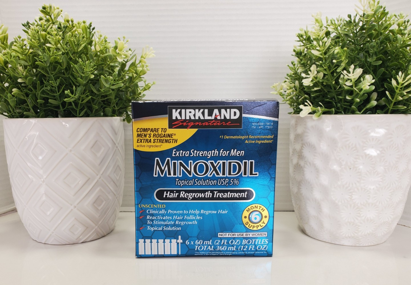 KIRKLAND Minoxidil 5% Solution 6 Months Men’s Hair Regrowth Extra Strength 🔵NEW