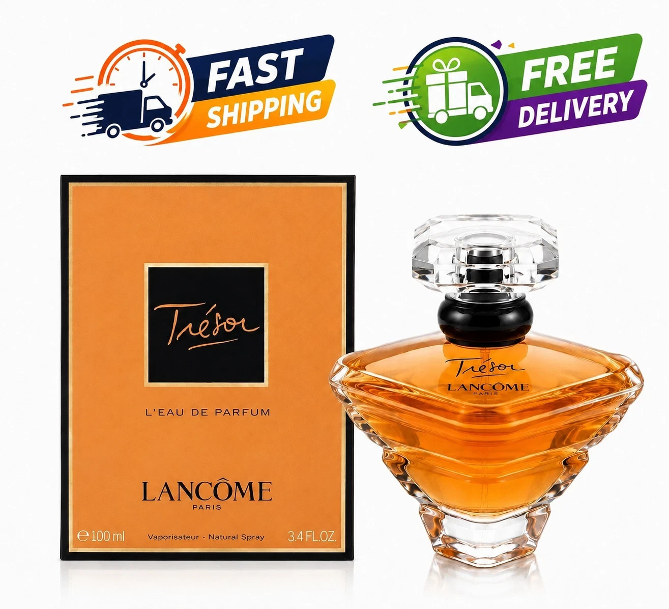 Tresor by Lancome L’Eau De Parfum Spray for Women 3.4oz New Sealed In Box