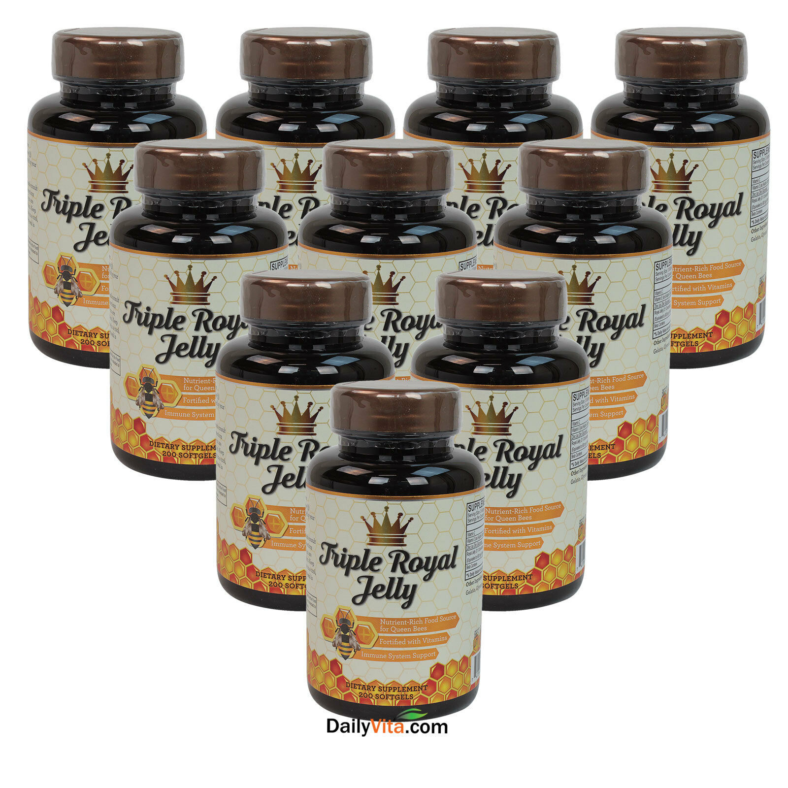 10 x Triple Royal Jelly Immunity Booster Formula 200 Softgels